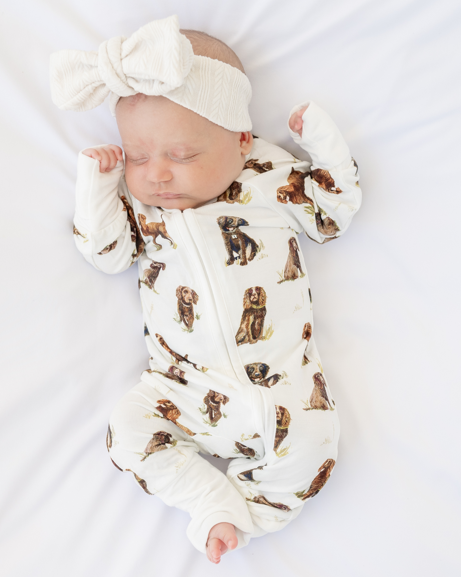 Beaufort Boykins Convertible Zip Footies in soft bamboo fabric