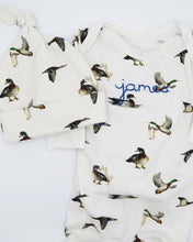 Load image into Gallery viewer, Diving Ducks Newborn Outfit + Hat