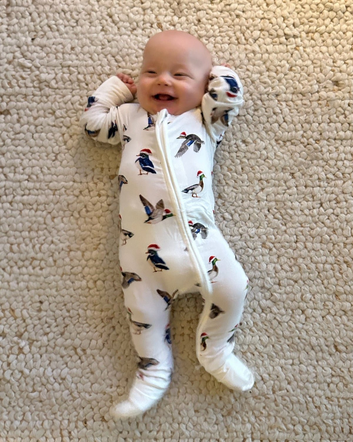 Duck the Halls - Convertible Zip Footies