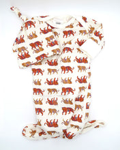 Load image into Gallery viewer, Easy Tiger - Newborn Gown + Hat