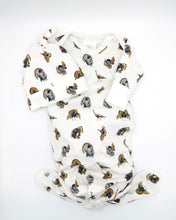 Load image into Gallery viewer, Turkey Trot - Newborn Gown + Hat