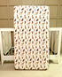 Vizsla crib sheet for baby nursery. Hypoallergenic and breathable crib bedding.