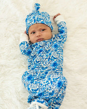 Load image into Gallery viewer, Charming Chinoiserie - Newborn Gown + Hat