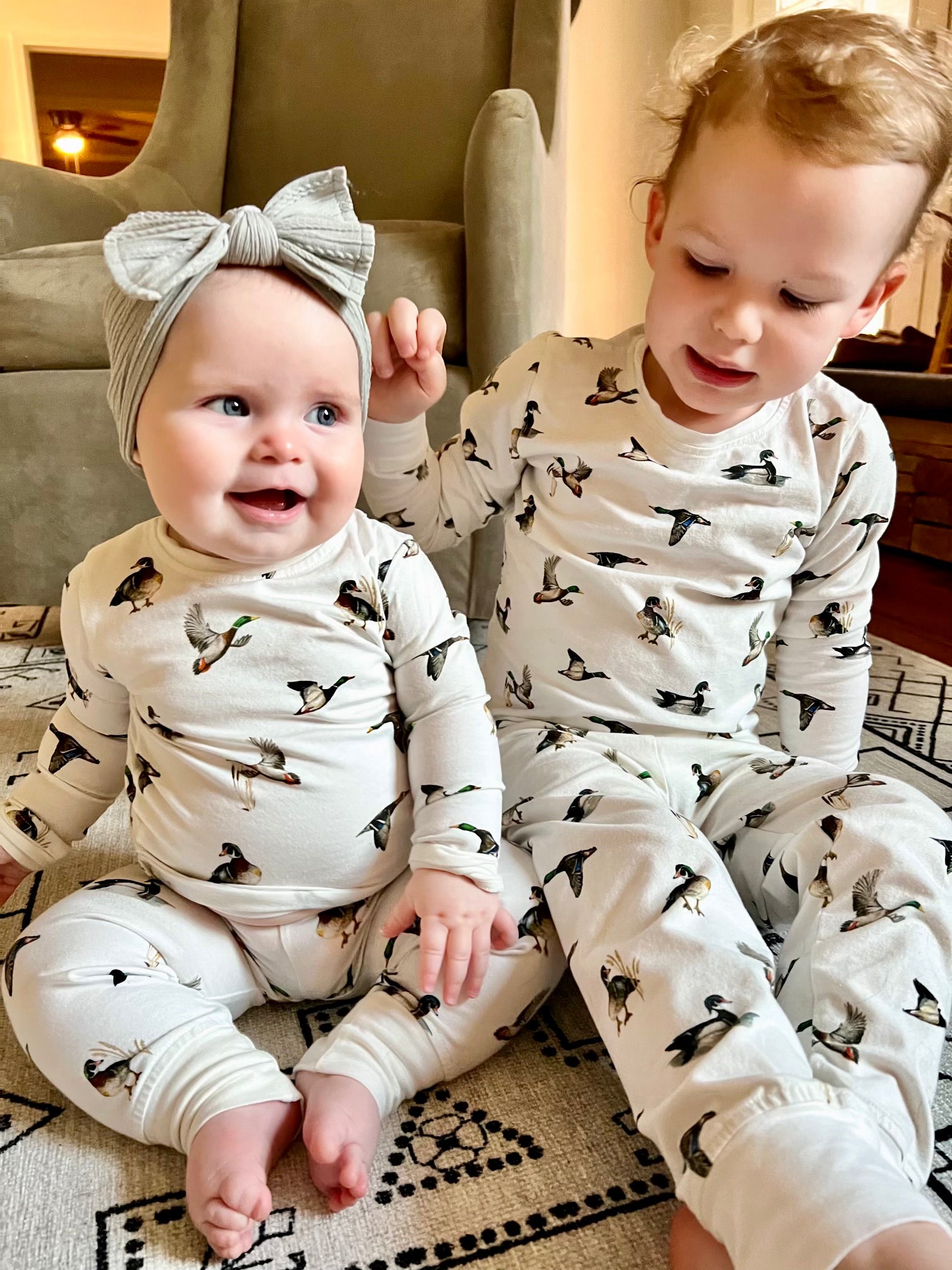 Unisex loungewear or sleepwear - Diving Ducks Pajamas for Kids