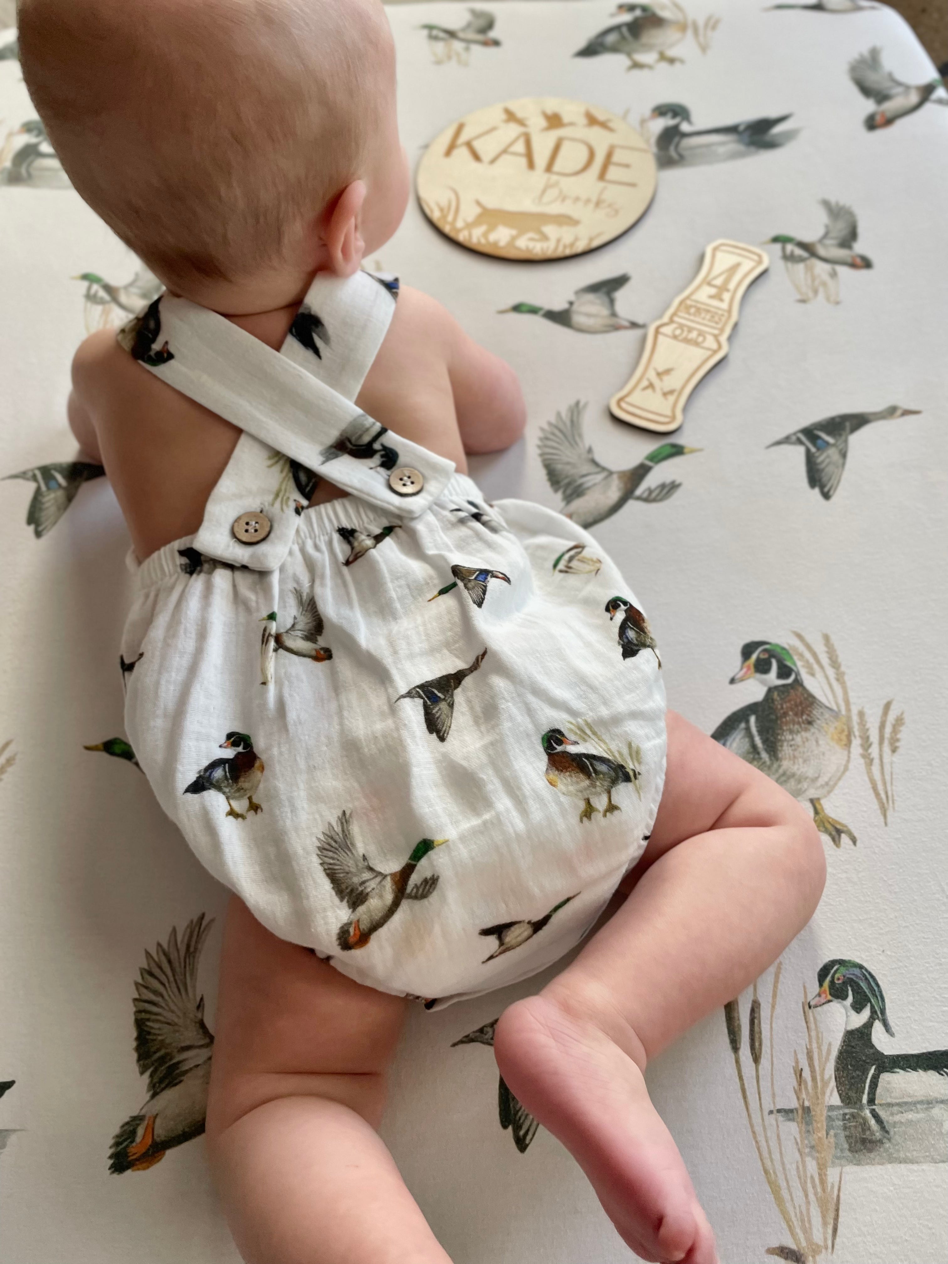 Diving ducks - Comfortable and breathable sunsuit for toddlers and infants