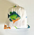 Hook Line & Sleeper print baby crib sheet in soft jersey cotton