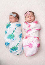 Load image into Gallery viewer, Pink Palmettos - Swaddle