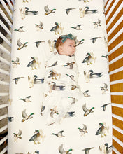 Load image into Gallery viewer, Diving Ducks - Crib Sheet