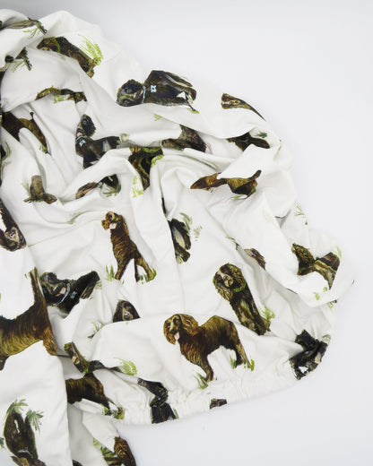 Luxury 100% jersey cotton crib sheet featuring Beaufort Boykins design
