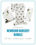 Newborn Nursery Bundle Featuring Diving Ducks Theme