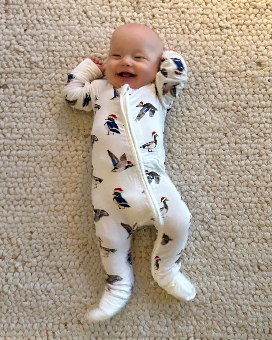 Duck the Halls - Convertible Zip Footies