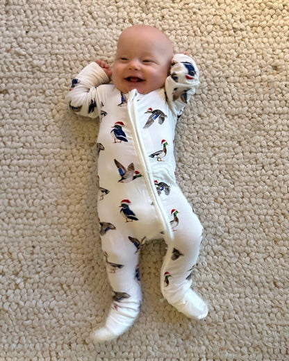 Duck the Halls - Convertible Zip Footies