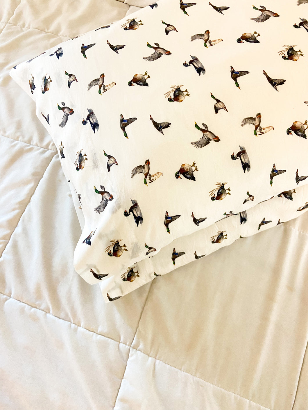 PREORDER: Diving Ducks Pillowcase Set