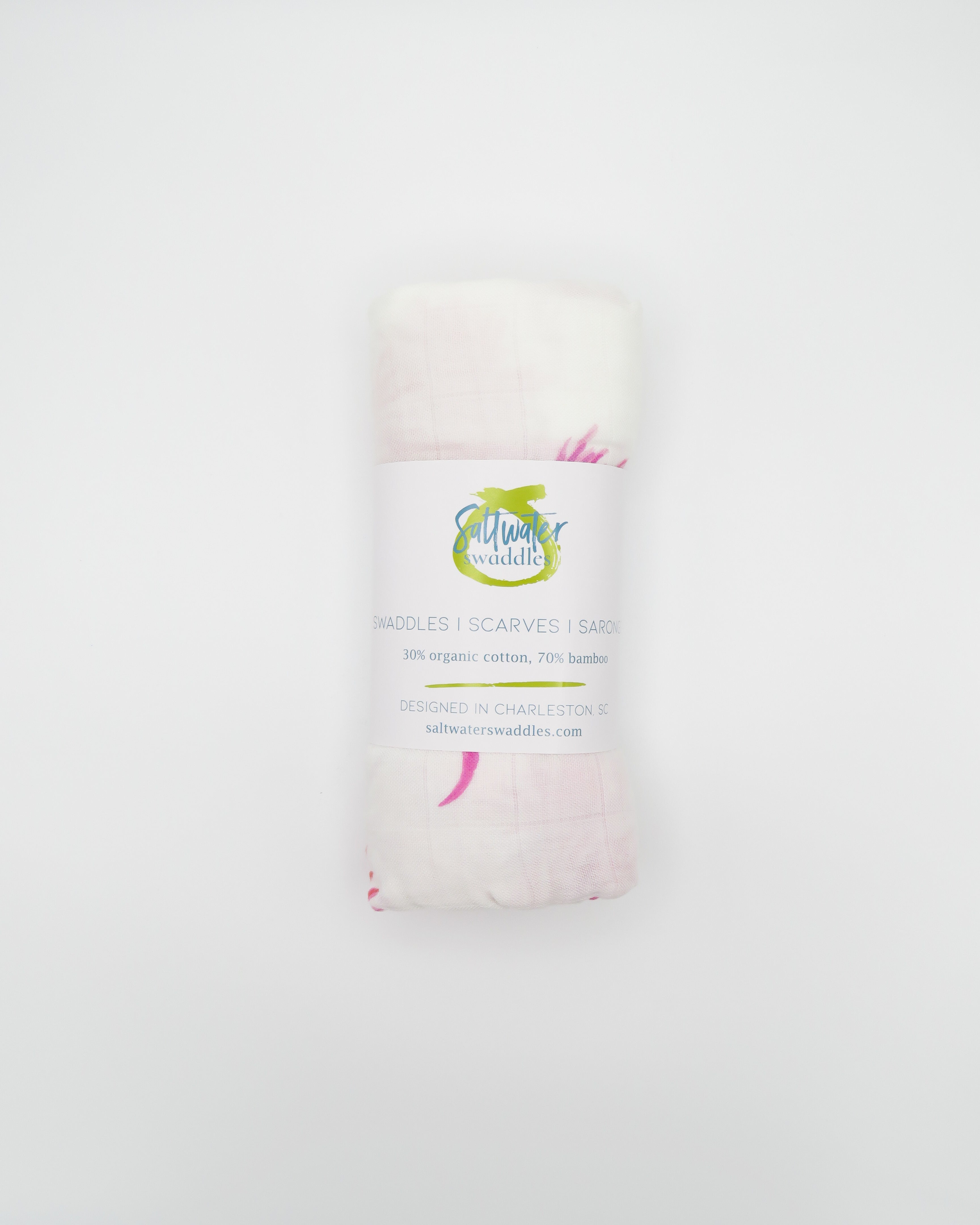 Pink Palmettos - Swaddle