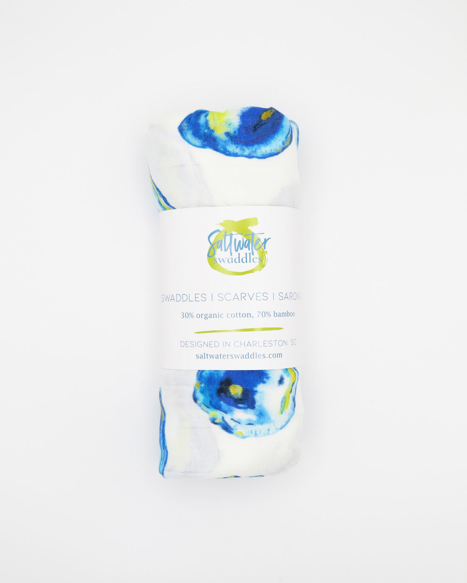 Soft Swaddle Blanket with The World is Your Oyster Design