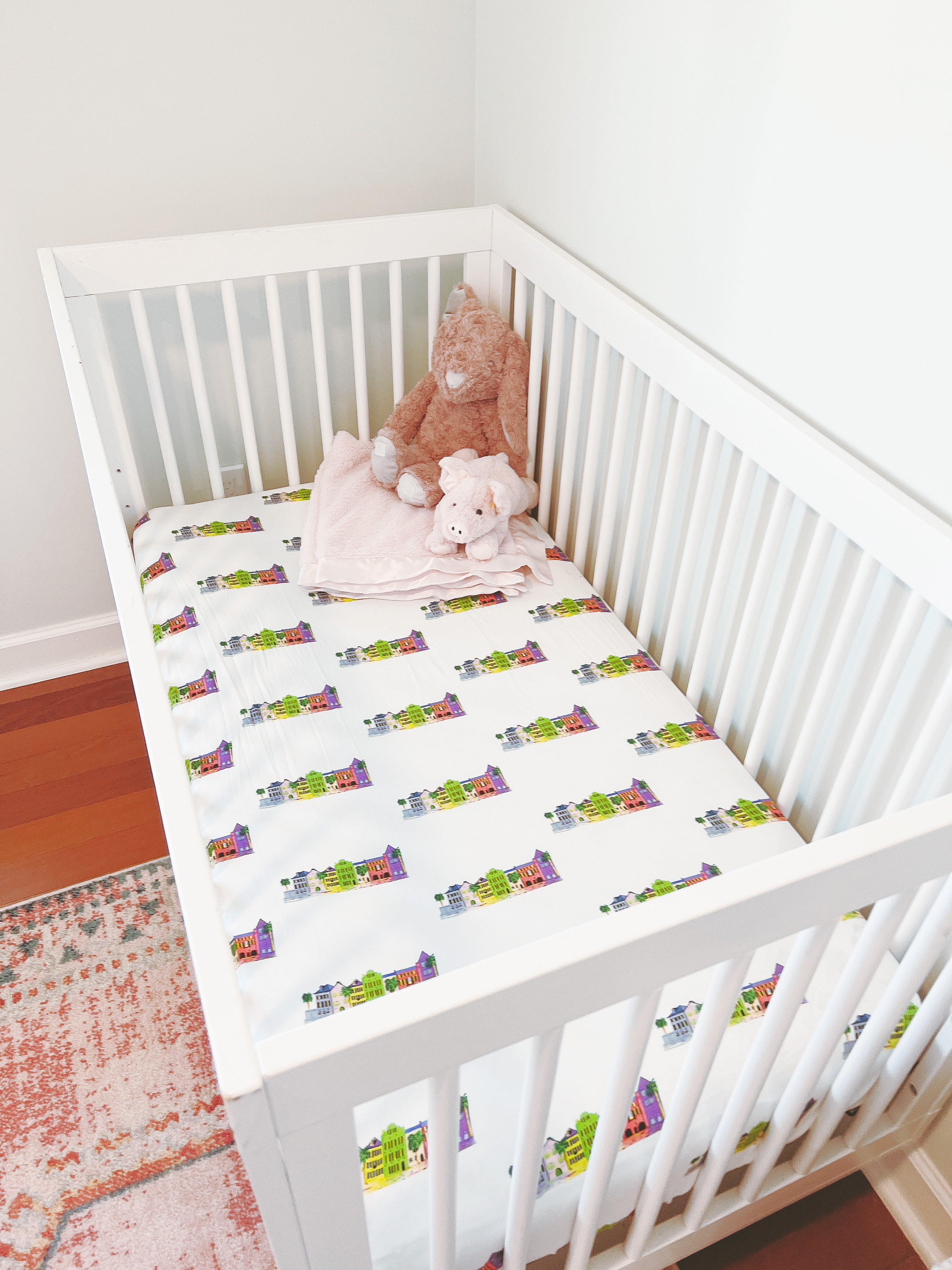 Rainbow Row - Crib Sheet
