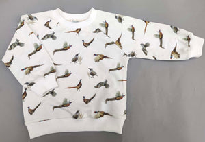Pheasants & Quail - Drop Sleeve Sweatshirt